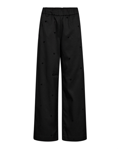 Co'Couture - Clover CC Dot Bukser - Black